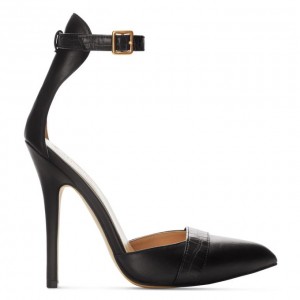 Target x Altuzarra Lookbook: September 14th 49 Ankle Strap Shoe Black