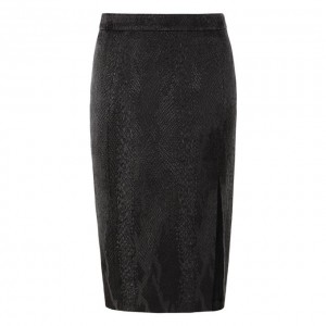 Skirt Black Jacquard