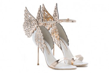 Sophia Webster Evangeline White and Rose Gold Sandal First Page