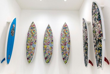 Vault by Vans x Takashi Murakami Surfboard art