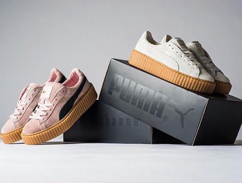 puma creepers on foot