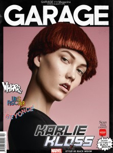 karlie kloss black widow garage marvel