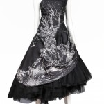 Copy of 034 MCQUEEN 2008 AW PRINTED TULLE DRESS1