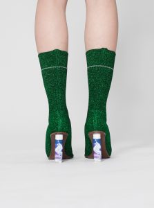 vetements sock boots lurex