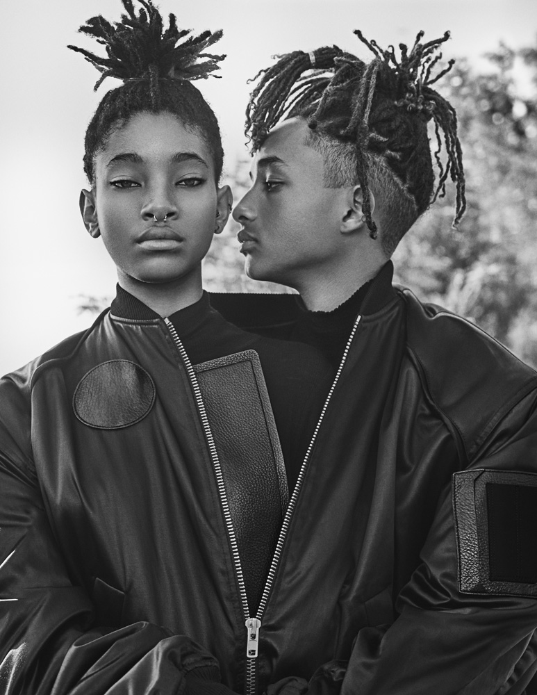 Willow and Jaden Smith attend the Pharrell Williams x Louis