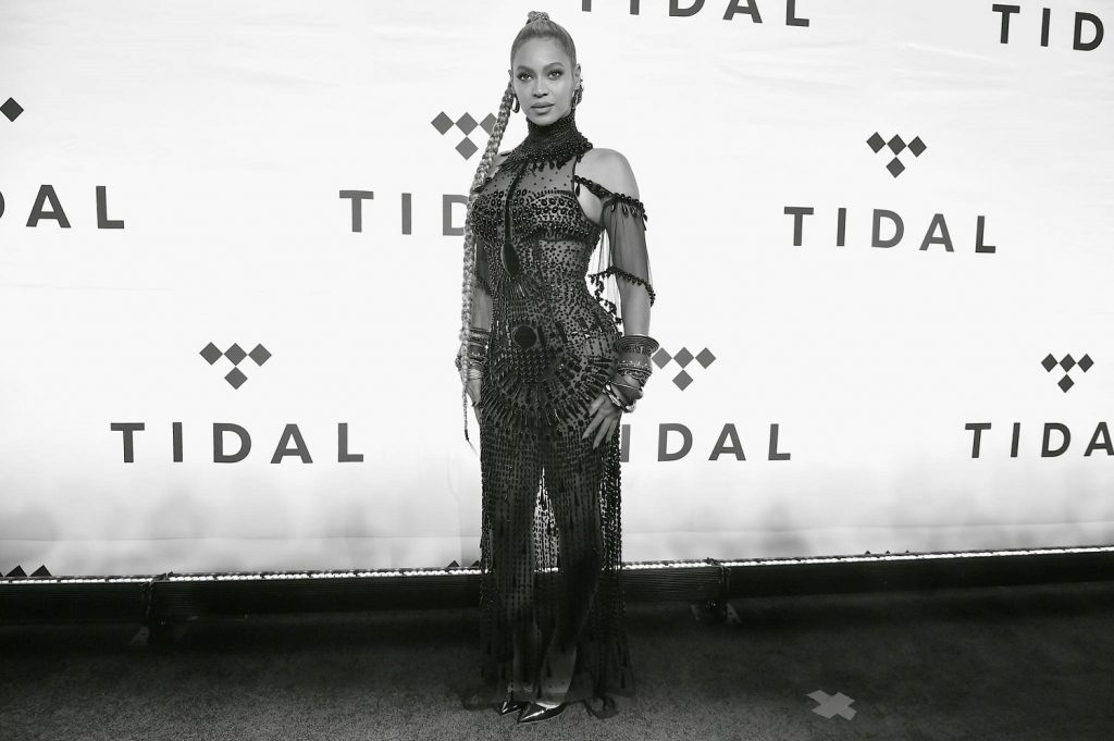 beyonce tidal gown