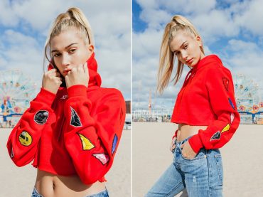 kith power rangers hailey baldwin 1