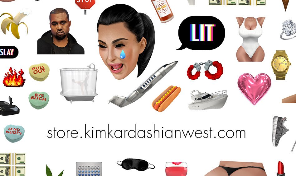 kim kardashian kimoji store