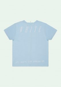 Off White & Ambush Create Carolina Blue T-Shirt W/ Built In Pendant Detail 4 off white ambush carolina t shirt 2016 3