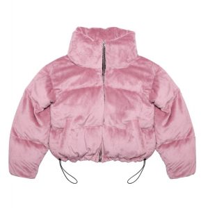 H M B D Fluffy Jacket pink