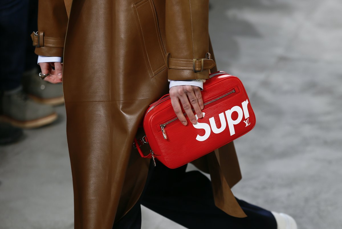 Supreme Collaborates with Louis Vuitton: Debuts Bags, Wallets, and More at  Men's Fall 2017 Show – Fashion Bomb Daily