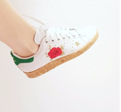 Snobette Embroidered Sneakers By MV Custom Embroidered Stan Smith Sneakers