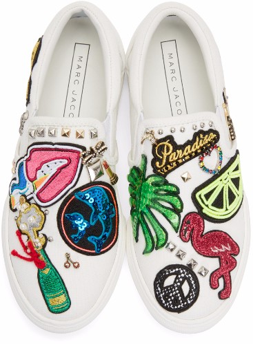 Snobette Embroidered Sneakers Marc Jacobs Mercer Sneakers