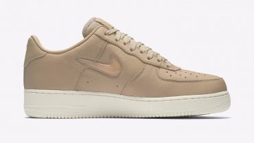 nikelab air force 1 low jewel swoosh tan