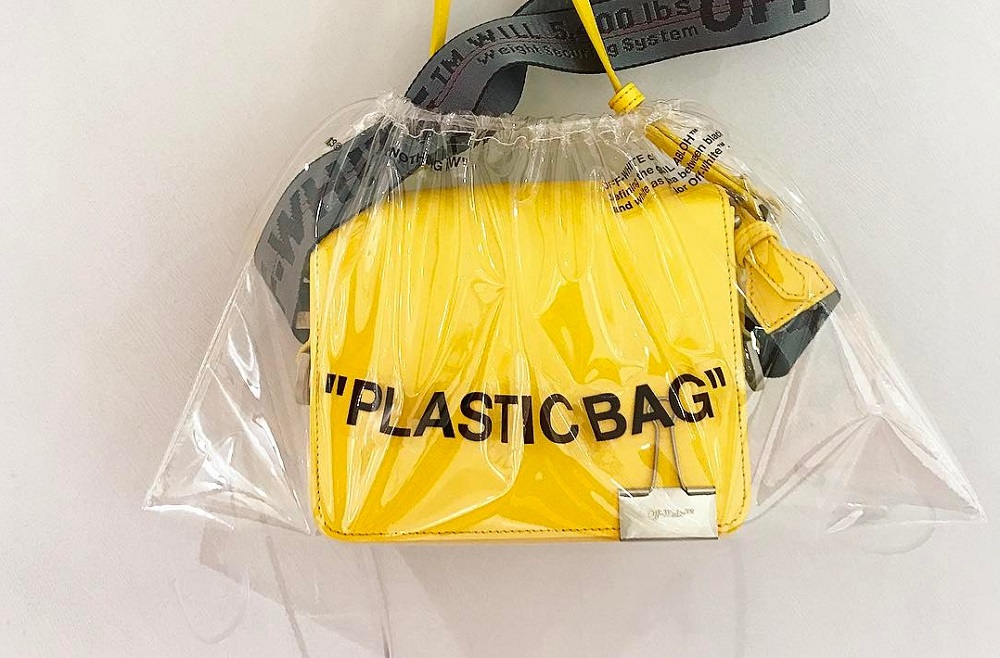 off white binder clip bag yellow 2017