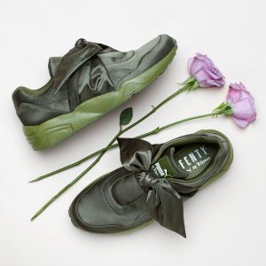 puma rihanna fenty sneakers green