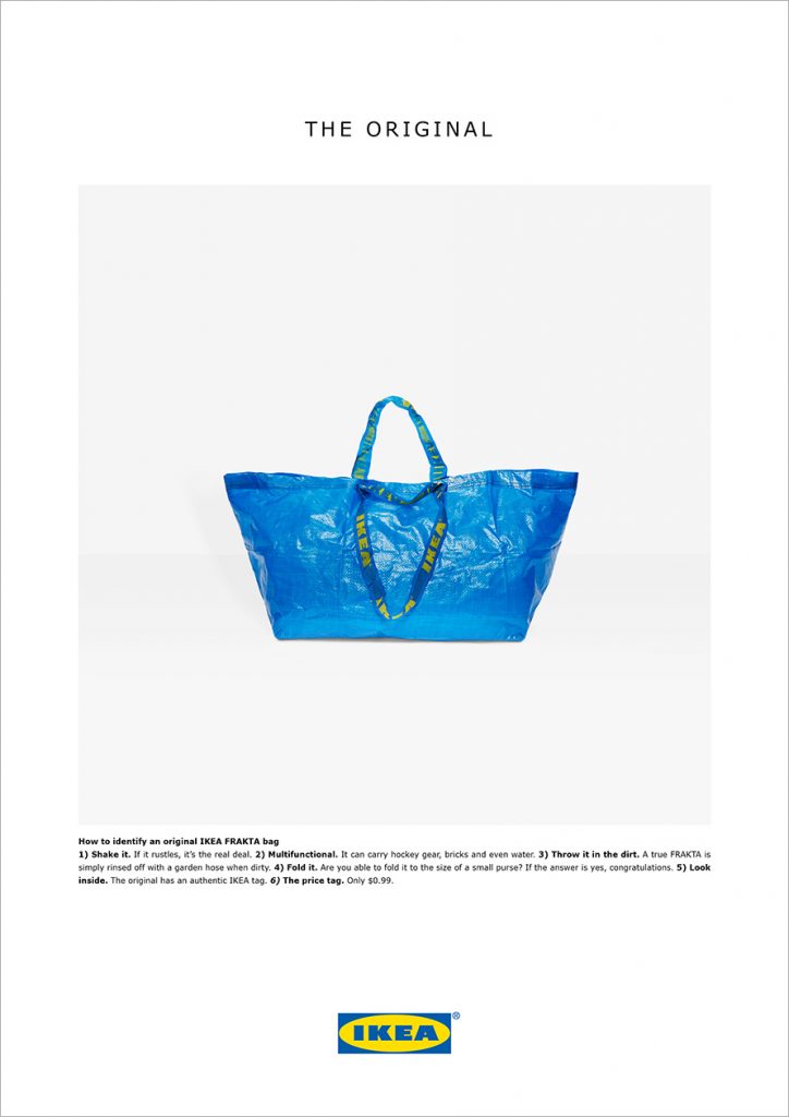 Ikea Balenciaga response ad
