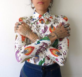 Artist Tati Compton And Judith Rothman Pierce Create Magic-Themed Capsule 5 Rusty cuts Tati Compton 2