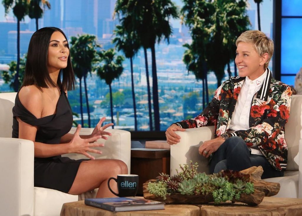 kim kardashian ellen degeneres