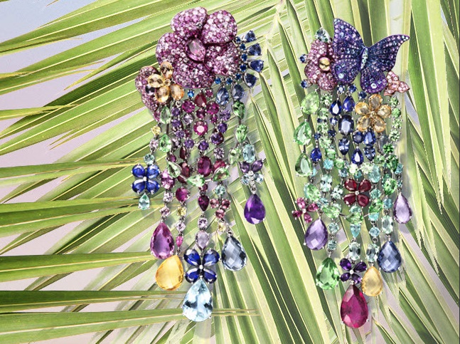 rihanna chopard chandelier earring