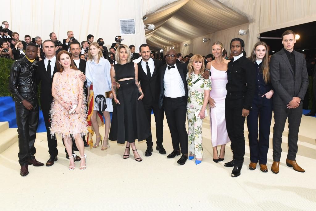 calvin klein raf simons met gala