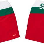 supreme board shorts split logo