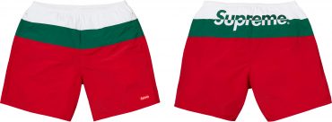 supreme board shorts split logo