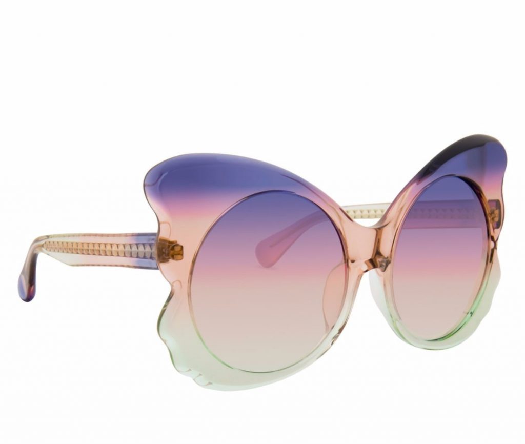 Matthew Williamson Bold Butterfly Sunglasses With Linda Farrow