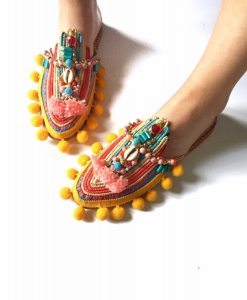 Anita Quansah Beaded Slippers Summer 2017