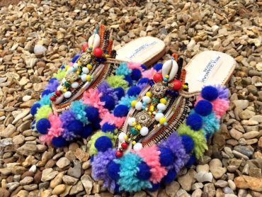 Anita Quansah Beaded Slippers Summer 2017 3