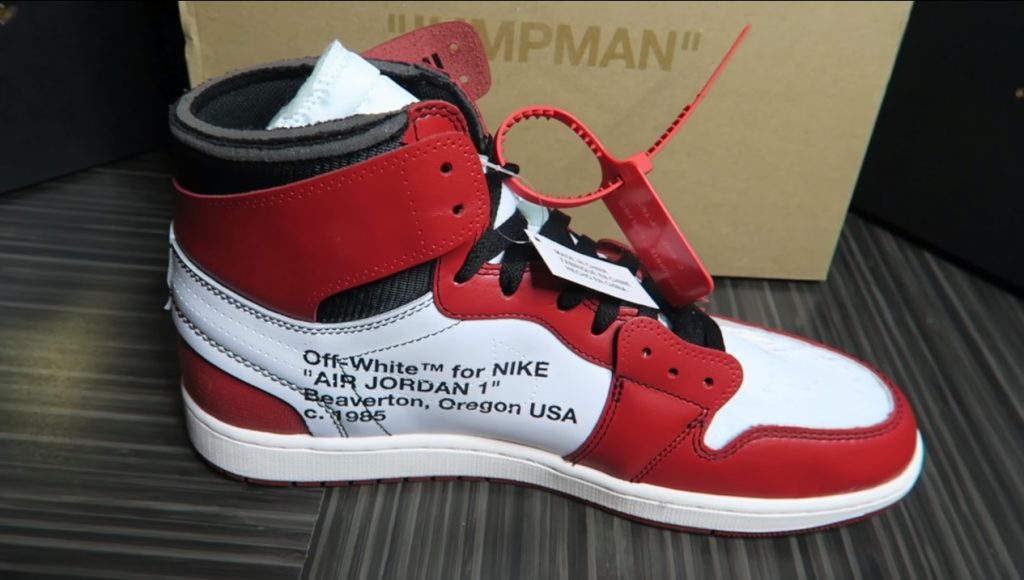 jordan 1 off white zip tie