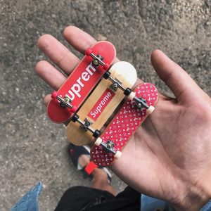 david cromwel supreme louis vuitton mini paper skateboard