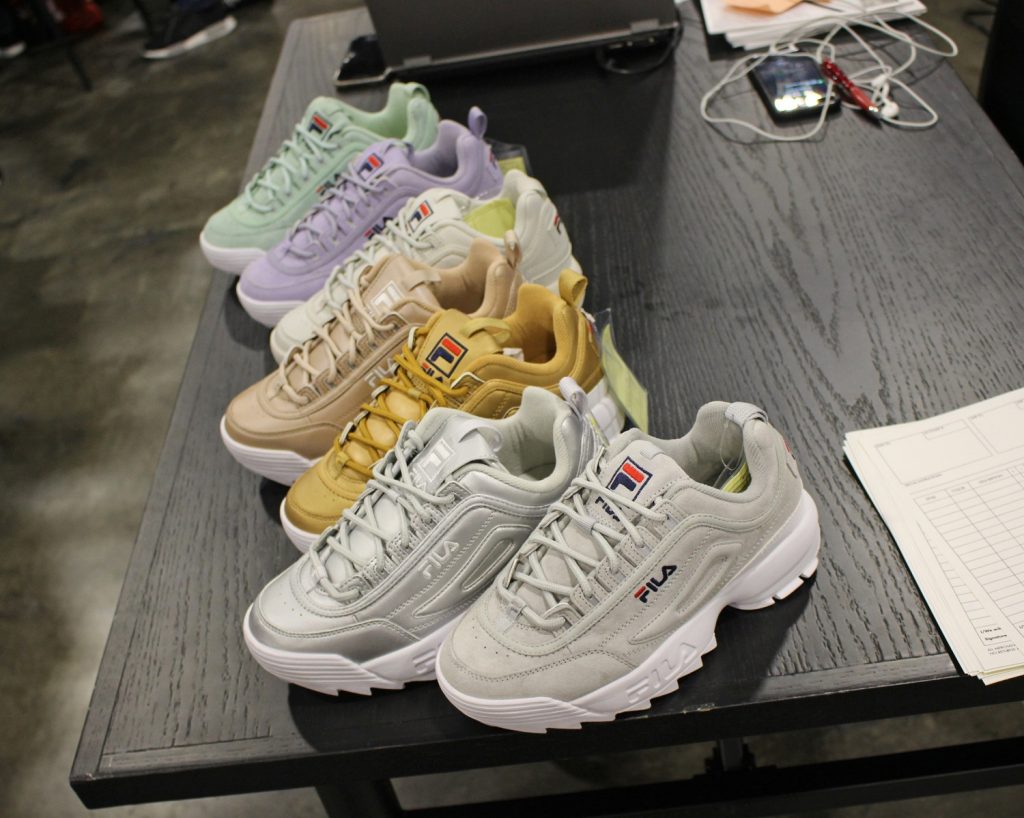fila disruptor colorful