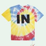 off white in style tie dye t shirt 1