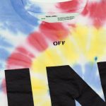off white in style tie dye t shirt 3