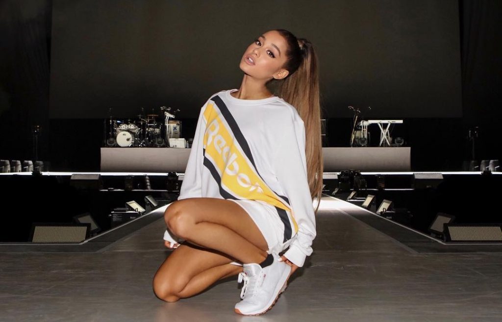 Ariana grande reebok sweatshirt best sale