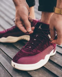 Jordan retro best sale 12 velvet