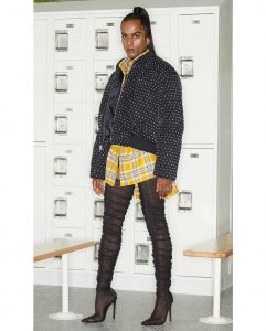 NY Designer LaQuan Smith Takes Everyone To School For Spring 2018 13 laquan smith nyfw spring 2018 14
