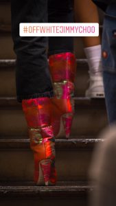 off white jimmy choo paris fashion week ss18 2