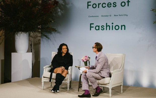 Rihanna Forces Of Fashion Vogue US Conference