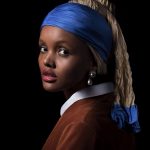 halima girl pearl earring bazaar mag november 2017