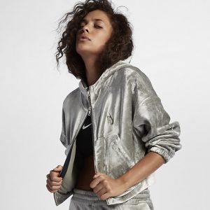 nikelab essentials velour full zip womens hoodie 3