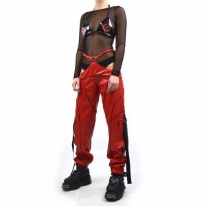 Namilia G String Pants Red