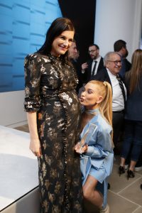Tabitha Simmons and Hailey Baldwin attend the 2017 Footwear News Achievement Awards Credit Lexie Moreland