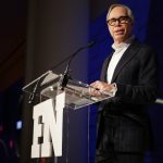 Tommy Hilfiger speaks onstage at the 2017 FN Achievement Awards Credit Patrick MacLeod