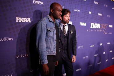 Virgil Abloh and Michael Atmore attend the 2017 FN Achievement Awards Credit Patrick MacLeod