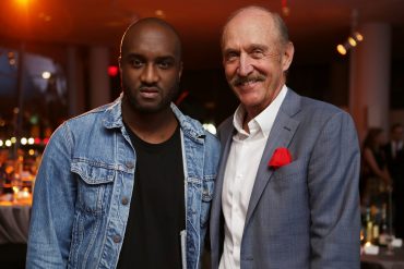 Virgil Abloh and Stan Smith attend the 2017 Footwear News Achievement Awards Credit Patrick MacLeod
