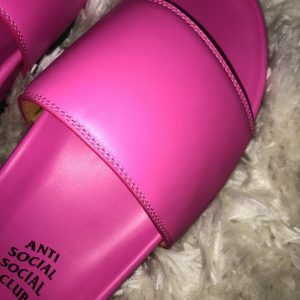 anti social social club buscemi pink sandals november 2017 1