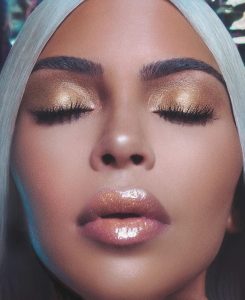 kim kardashian kkw ultra light beam gloss blush december 2017 7