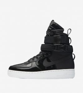 nike sf air force 1 black patent december 2017 1